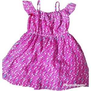 Gumboree pink floral dress.